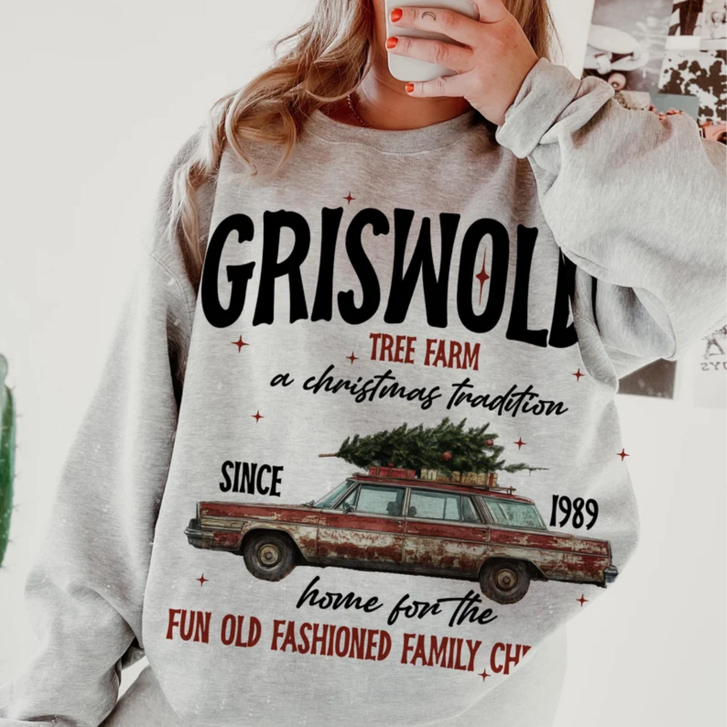 GRISWORLD'S FAMILY CHRISTMAS TREE FARM DTF TRANSFER PRINT TO ORDER 662