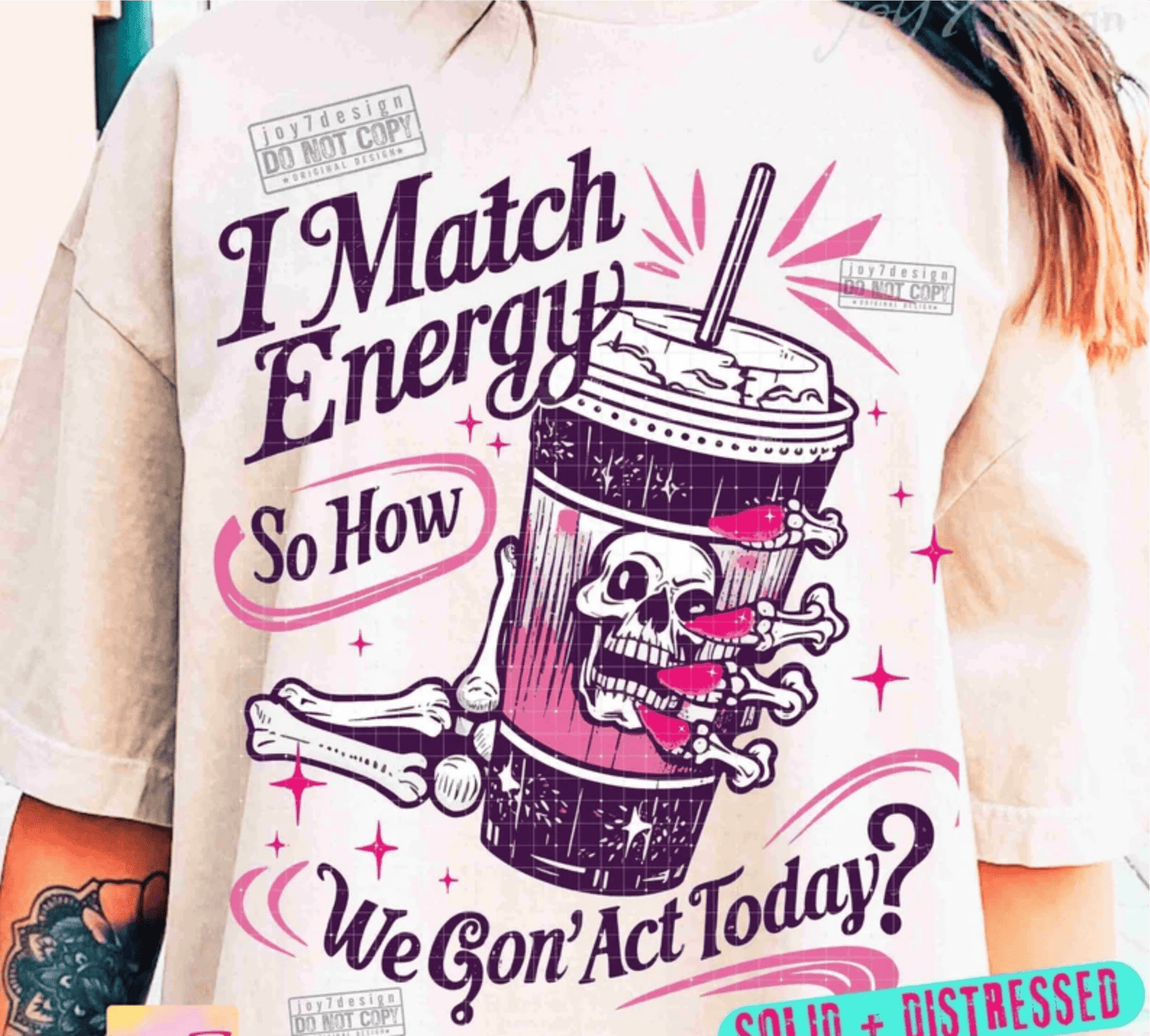 TRANSFER TUESDAY I match energy so how we gon' act today SKULL CUP NAILS PURPLE DTF DIRECT TO FILM transfers ADULT 10X12 - Do it yourself Transfers