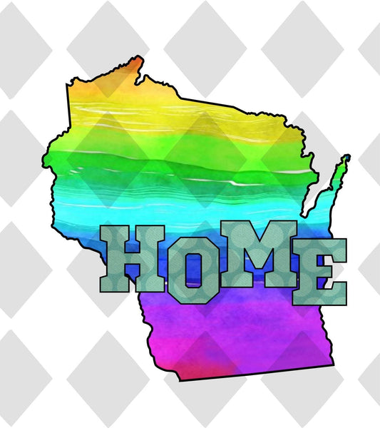 Wisconsin State Home DTF TRANSFERPRINT TO ORDER