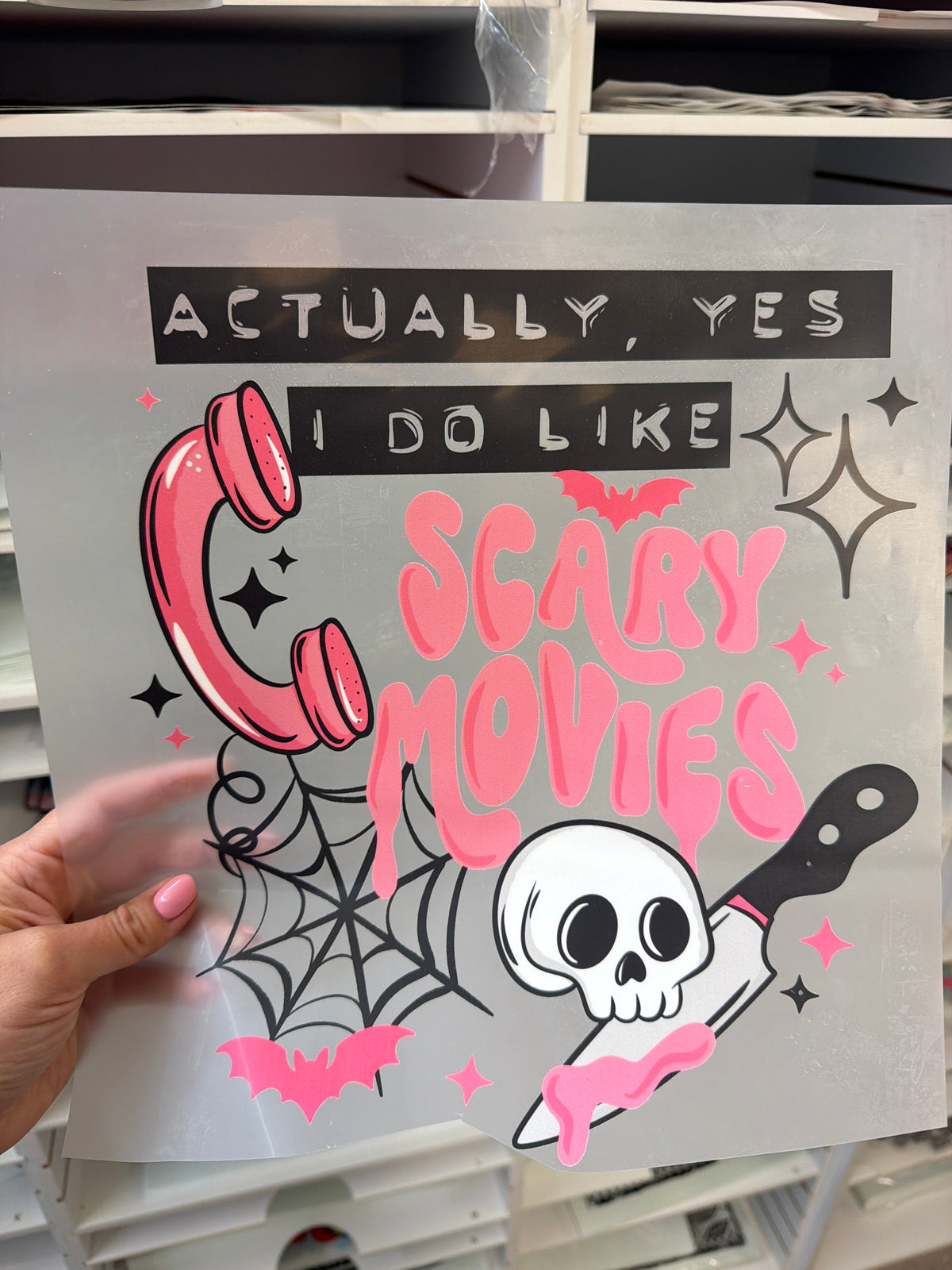 RTS SCARY MOVIES DTF DIRECT TO FILM transfers ADULT 10.5X11.5