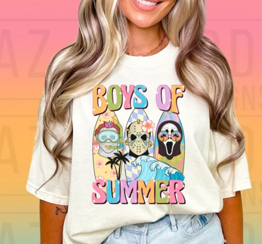 RTS Boys of SUMMER DTF DIRECT TO FILM transfers size ADULT 10x12
