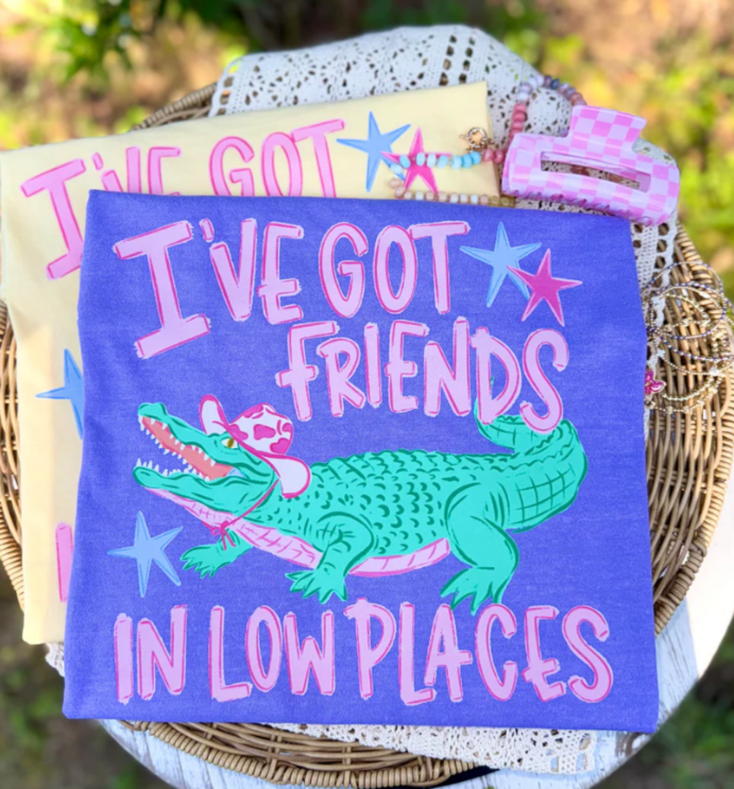 RTS I'VE GOT FRIENDS IN LOW PLACES DTF DIRECT TO FILM transfers ADULT 10X11.5