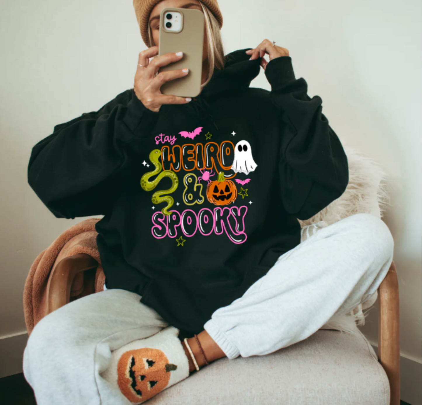 RTS STAY WEIRD AND SPOOKY DTF DIRECT TO FILM transfers ADULT 10X11.5