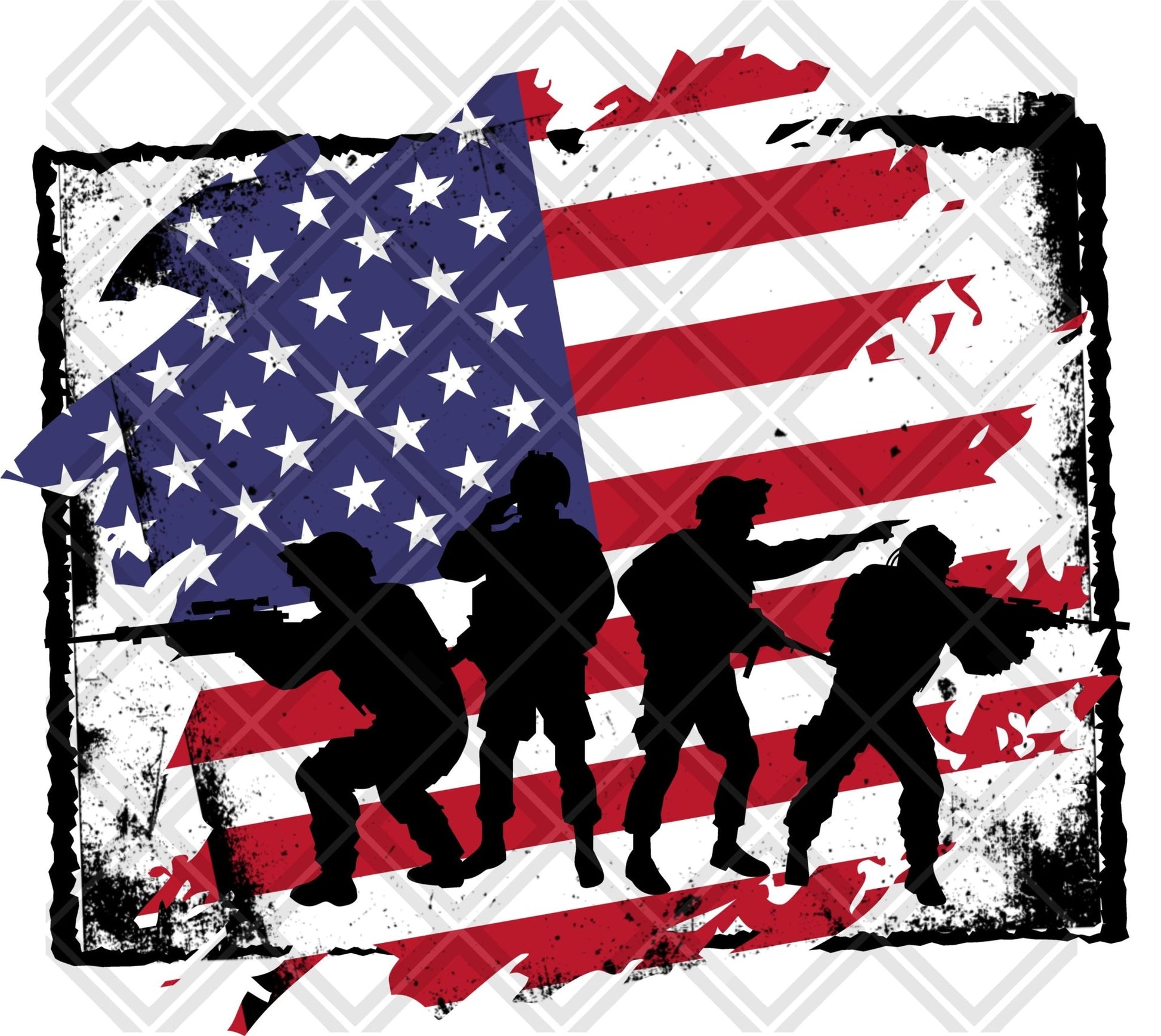 ARMY GUY FLAG BACKGROUND FRAME png Digital Download Instand Download - Do it yourself Transfers