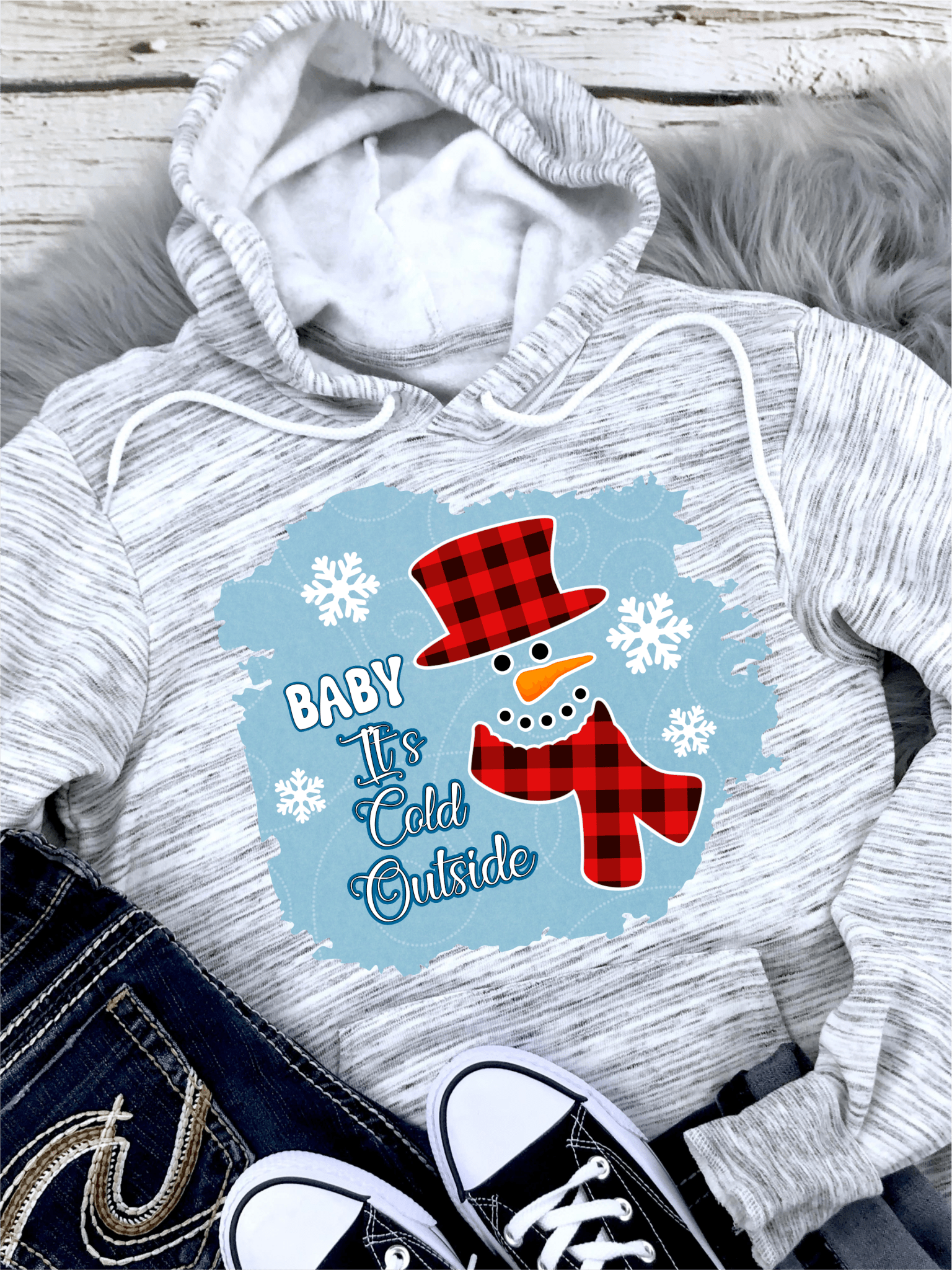 Baby its cold outside snowman frame png Digital Download Instand Download - Do it yourself Transfers