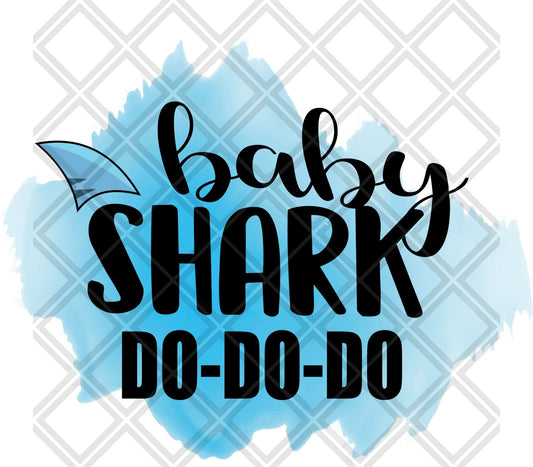 BABY shark Digital Download Instand Download - Do it yourself Transfers