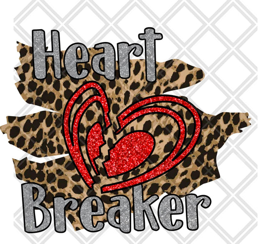 Heart Breaker DTF TRANSFERPRINT TO ORDER - Do it yourself Transfers