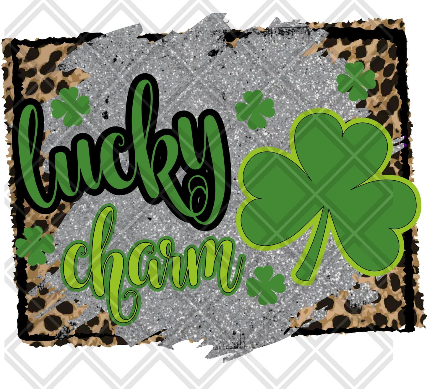 Lucky Charm Digital Download Instand Download - Do it yourself Transfers