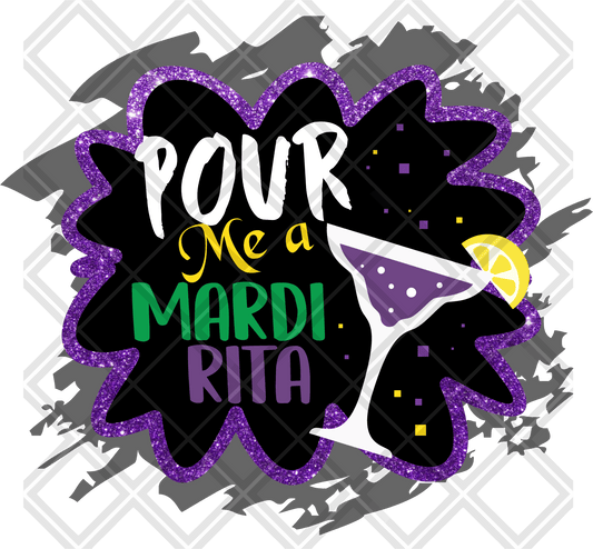 POUR ME A MARDI RITA Digital Download Instand Download - Do it yourself Transfers
