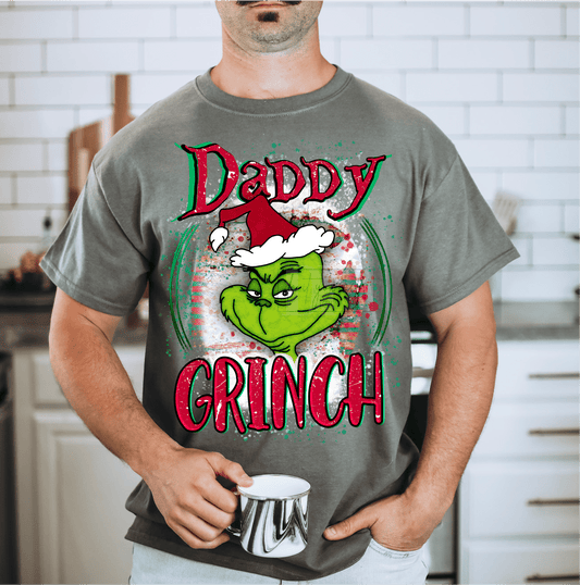 RTS Daddy GREEN MAN Christmas DTF DIRECT TO FILM transfers size ADULT 10X12 20 - H - Do it yourself Transfers