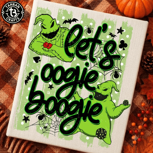 RTS LETS OOGIE BOOGIE HALLOWEEN DTF DIRECT TO FILM transfers ADULT 10X11.5 - Do it yourself Transfers