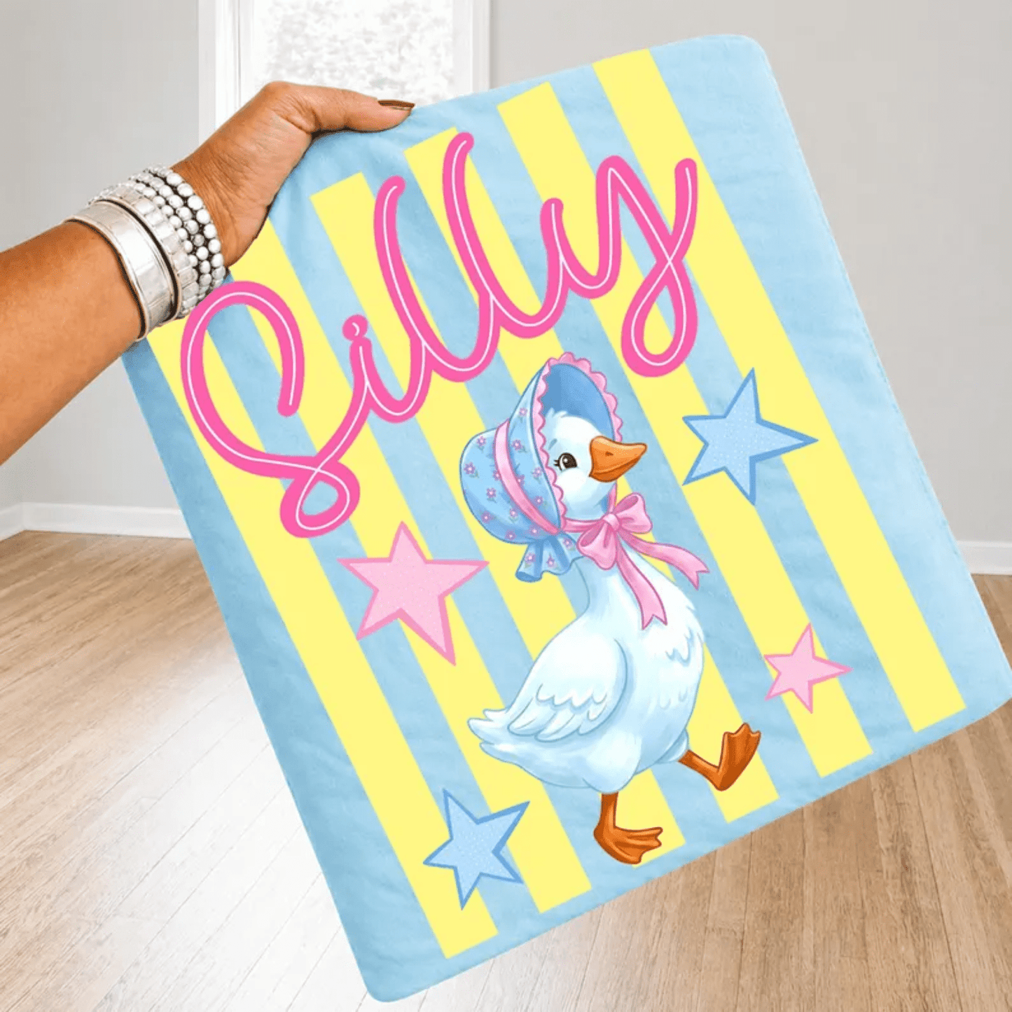 RTS SILLY GOOSE STRIPES STARS DTF DIRECT TO FILM transfers ADULT 10X11.5 - Do it yourself Transfers