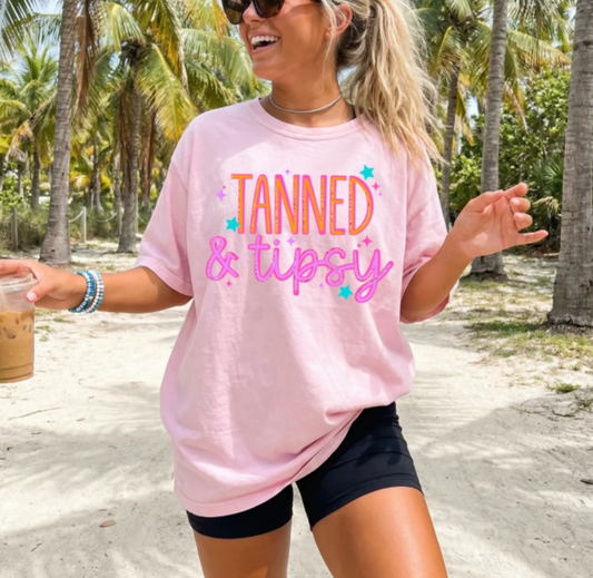 RTS TANNED AND TIPSY DTF DIRECT TO FILM transfers ADULT 10X11.5 - Do it yourself Transfers