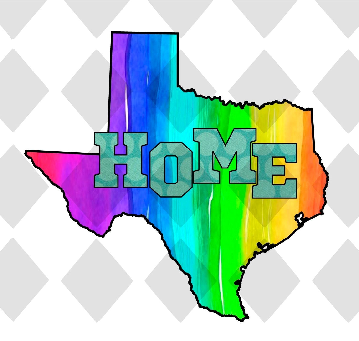 Texas STATE HOME png Digital Download Instand Download - Do it yourself Transfers