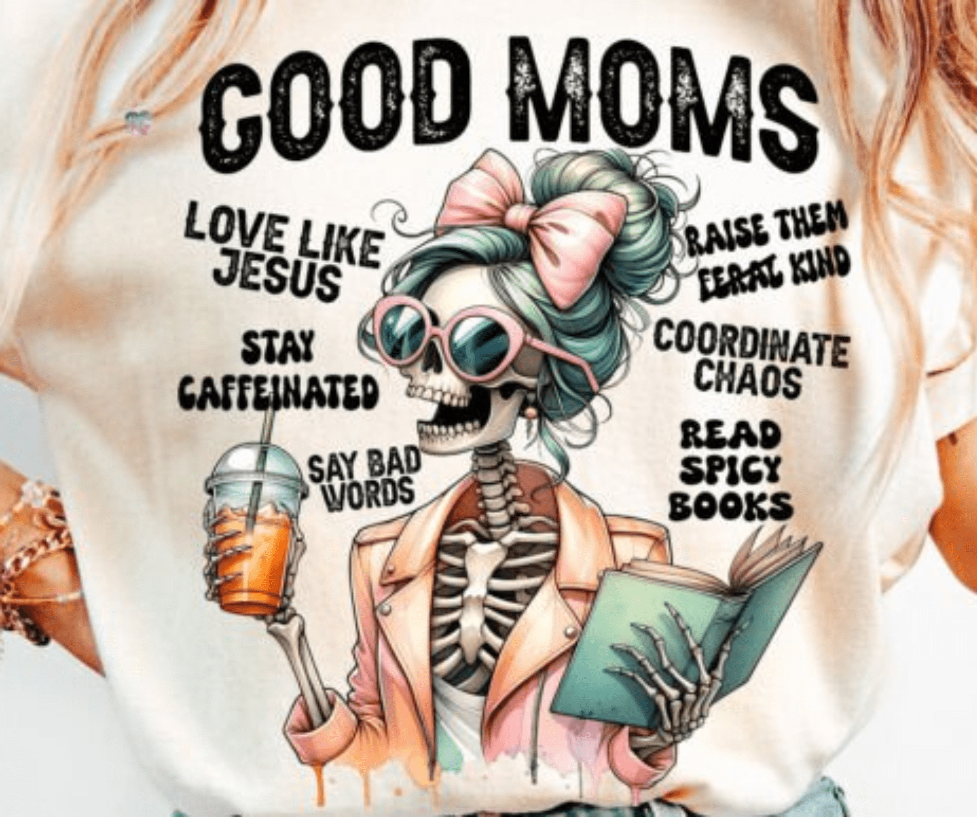 TRANSFER TUESDAY GOOD MOMS LOVE LIKE JESUS DTF DIRECT TO FILM transfers size ADULT 10X12 - Do it yourself Transfers