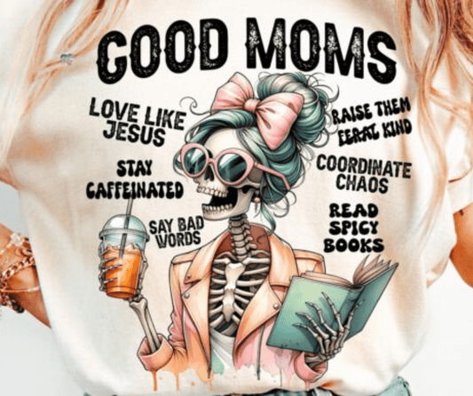 TRANSFER TUESDAY GOOD MOMS LOVE LIKE JESUS DTF DIRECT TO FILM transfers size ADULT 10X12 - Do it yourself Transfers