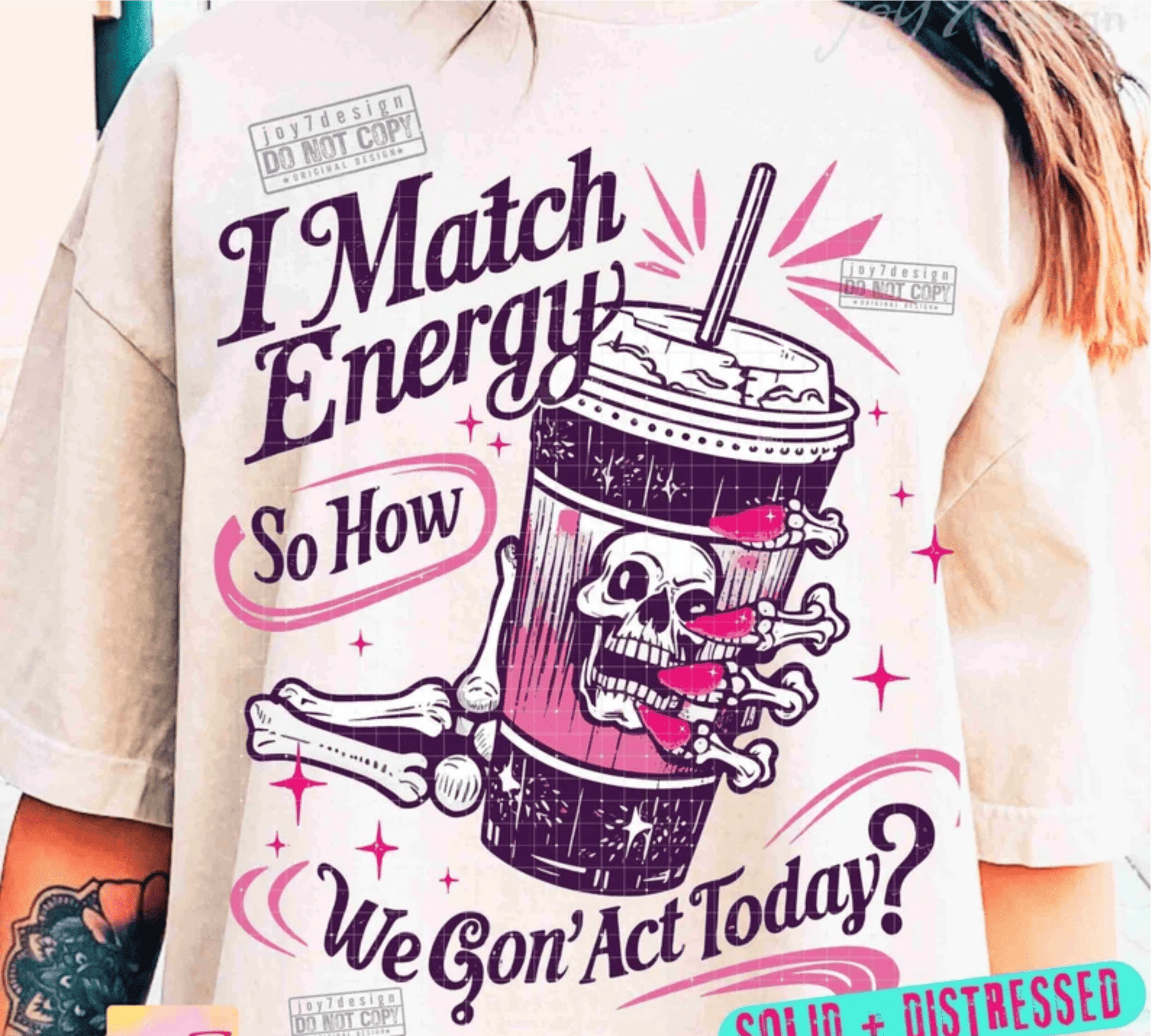 TRANSFER TUESDAY I match energy so how we gon' act today SKULL CUP NAILS PURPLE DTF DIRECT TO FILM transfers ADULT 10X12 - Do it yourself Transfers