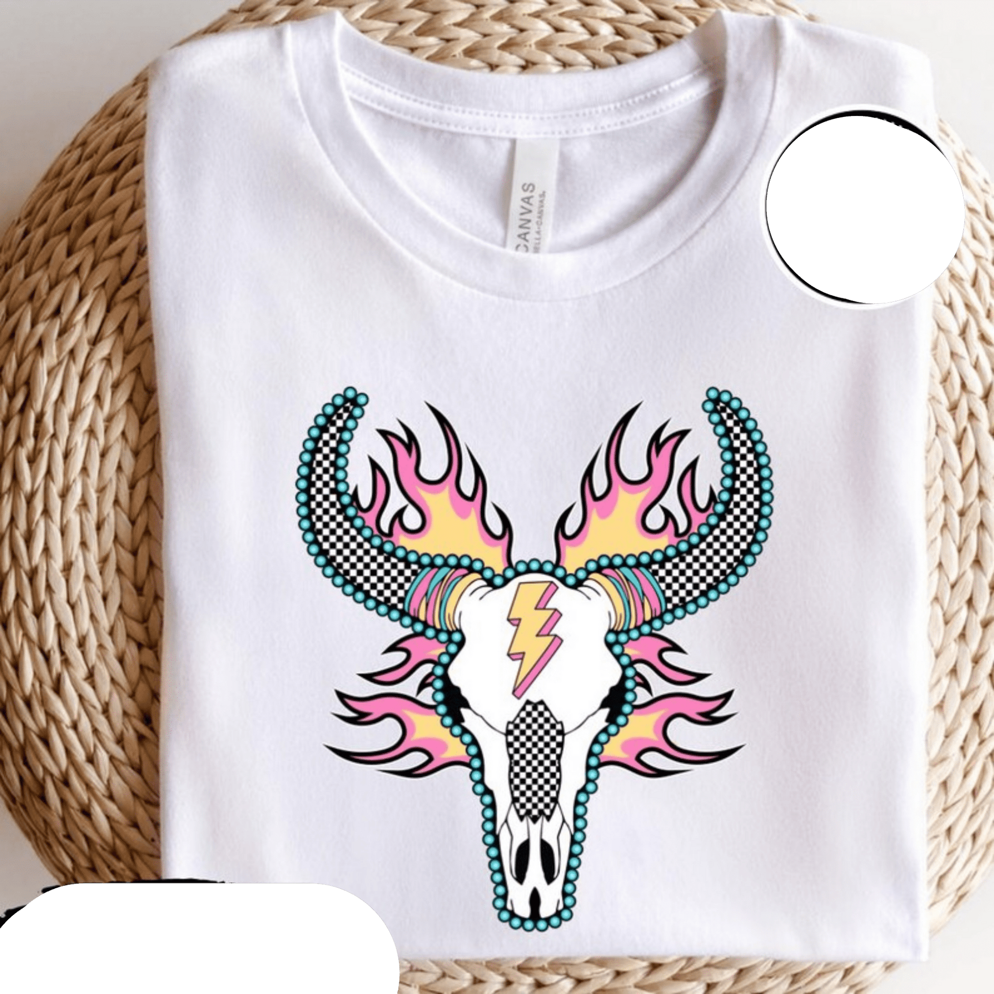 TRANSFER TUESDAY JUNE 6TH BOHO SKULL WESTERN FALMES LIGHTING JEWELS DTF DIRECT TO FILM transfers ADULT 10X11 - Do it yourself Transfers