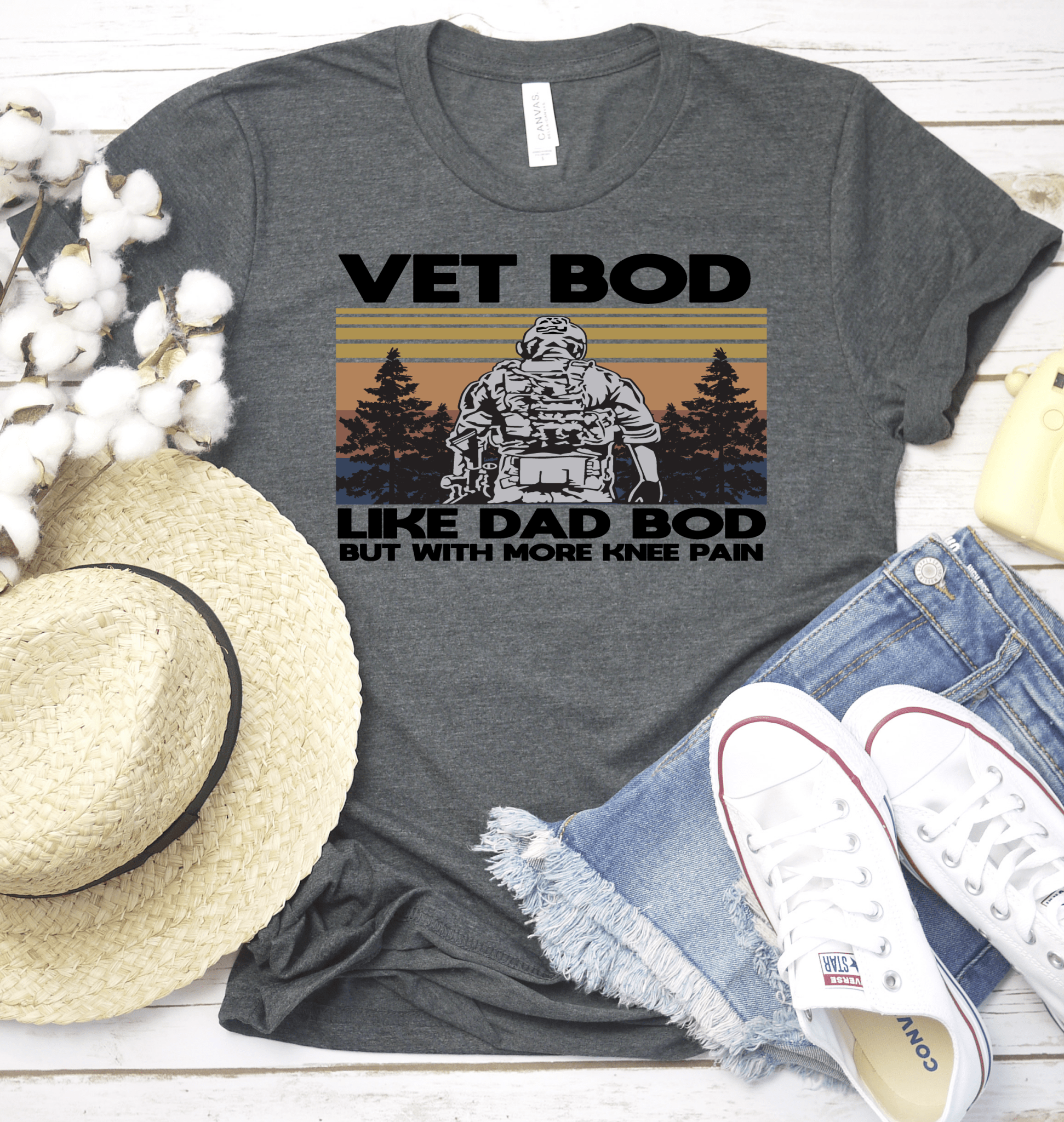 Vet bod like a dad bod DTF TRANSFERSPRINT TO ORDER - Do it yourself Transfers