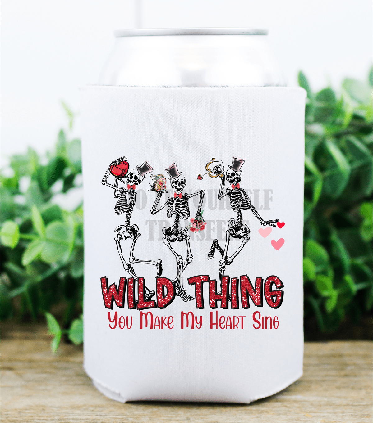 WILD THING you make my heart sing Skulls Heart Valentine's Day cupid / size DTF TRANSFERPRINT TO ORDER - Do it yourself Transfers