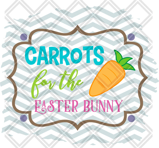CARROTS FOR THE EASTER BUNNY png Digital Download Instand Download