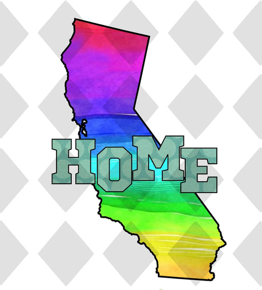 California State Home DTF TRANSFERPRINT TO ORDER