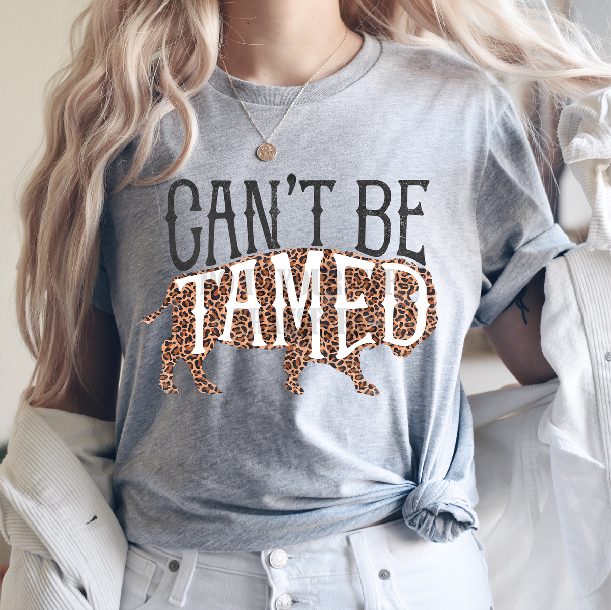 Can't be Tamed leopard rodeo cowgirl  Adult size .4 DTF TRANSFERPRINT TO ORDER