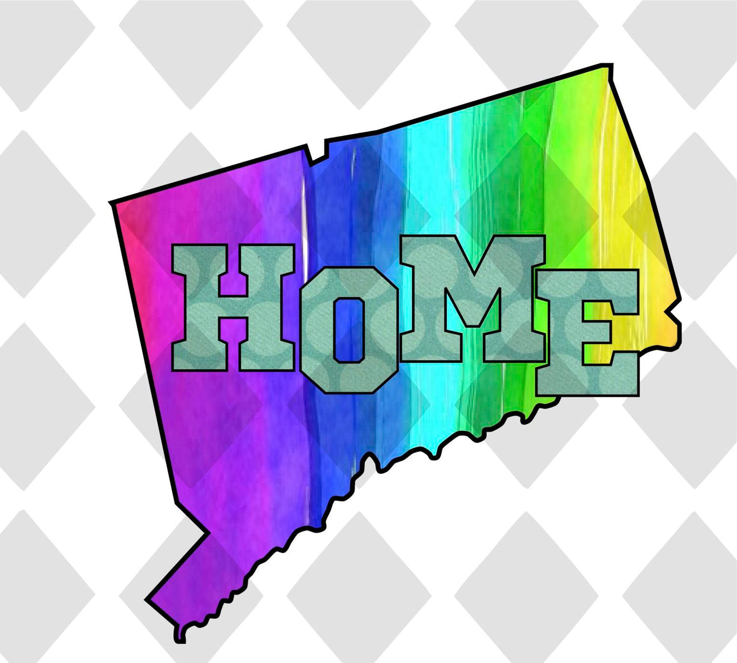 Connecticut STATE HOME png Digital Download Instand Download