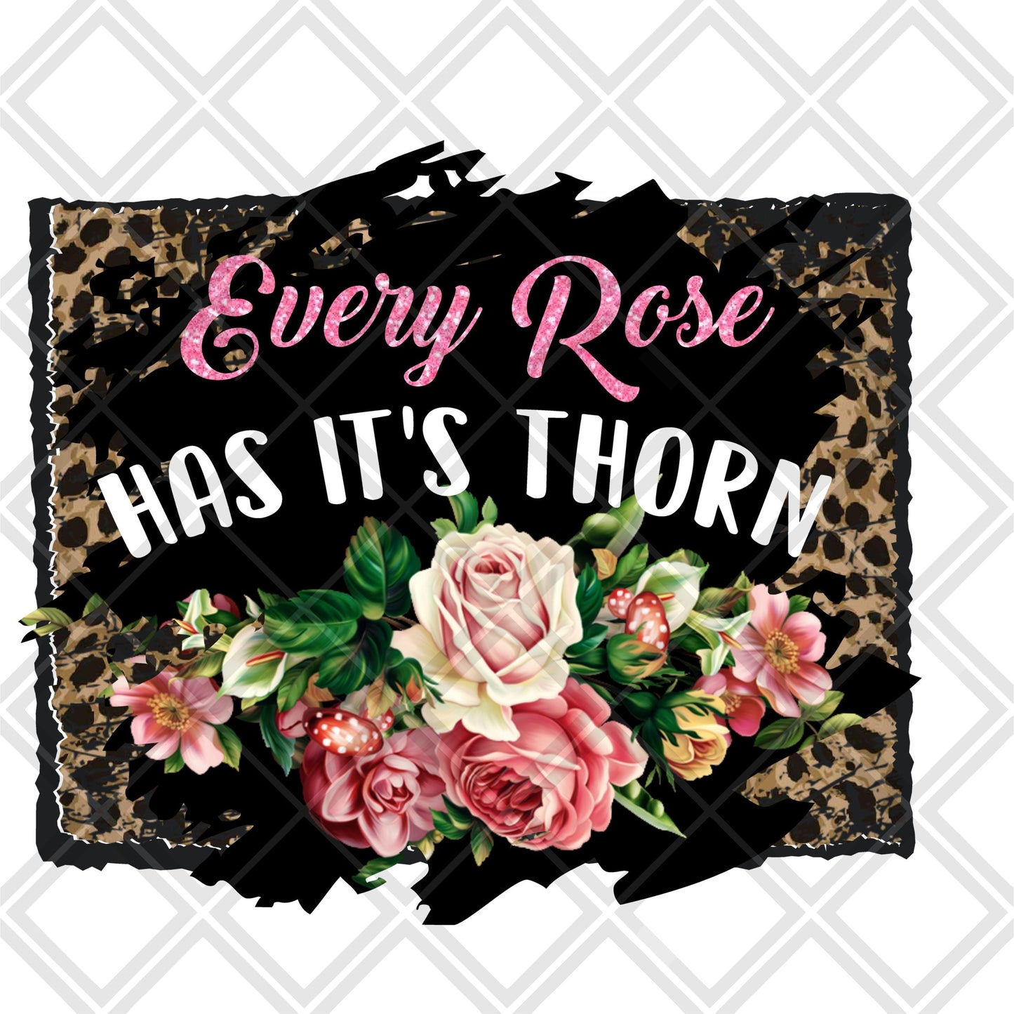 Every rose has a thorn frame Digital Download Instand Download