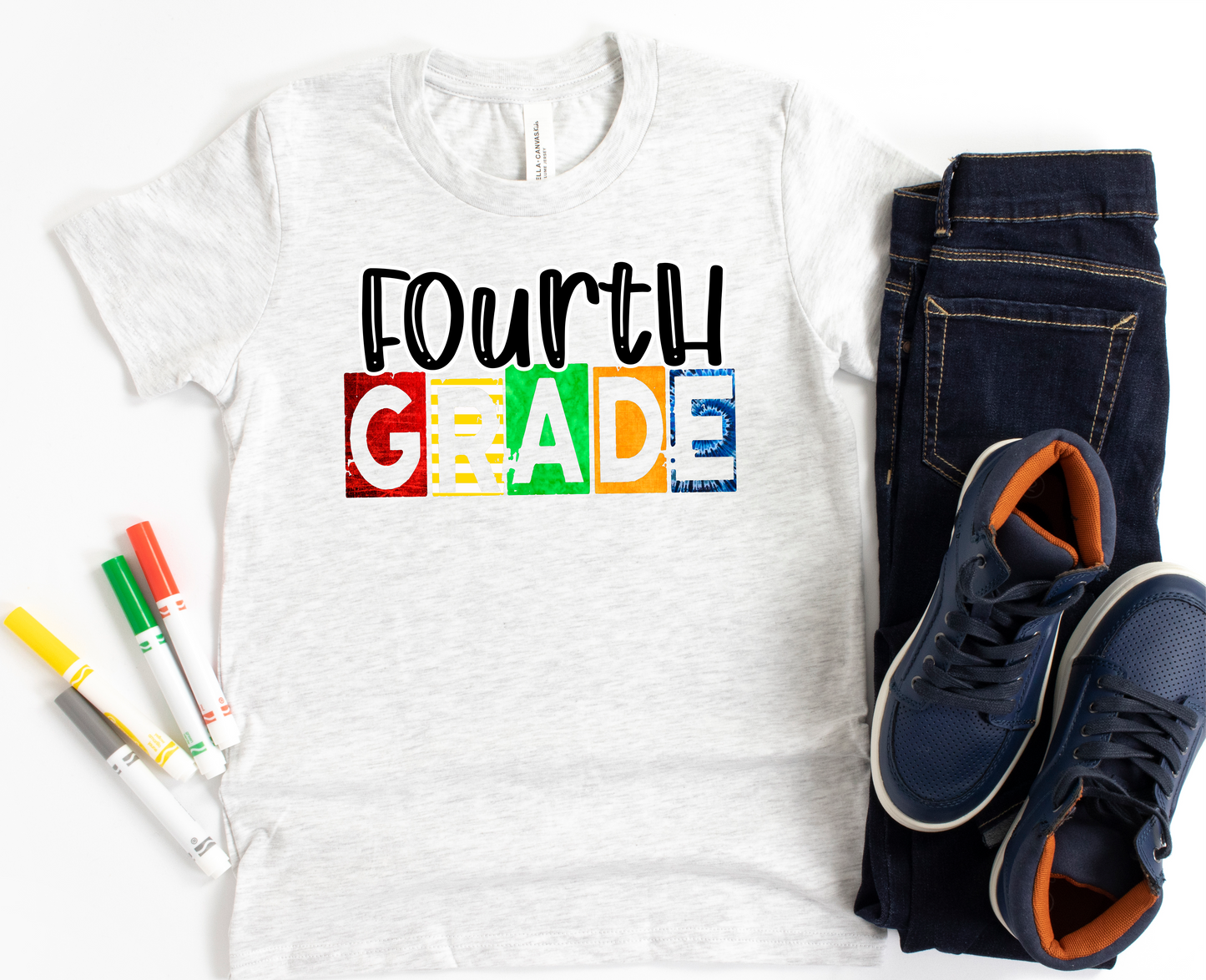 Fourth Grade BOY school colors DTF TRANSFERSPRINT TO ORDER