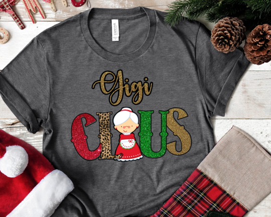 Gigi claus christmas png Digital Download Instand Download