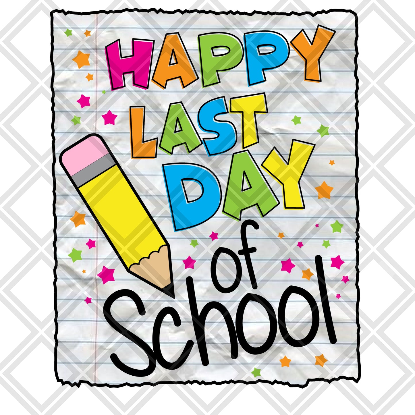 Happy Last day of School png Digital Download Instand Download