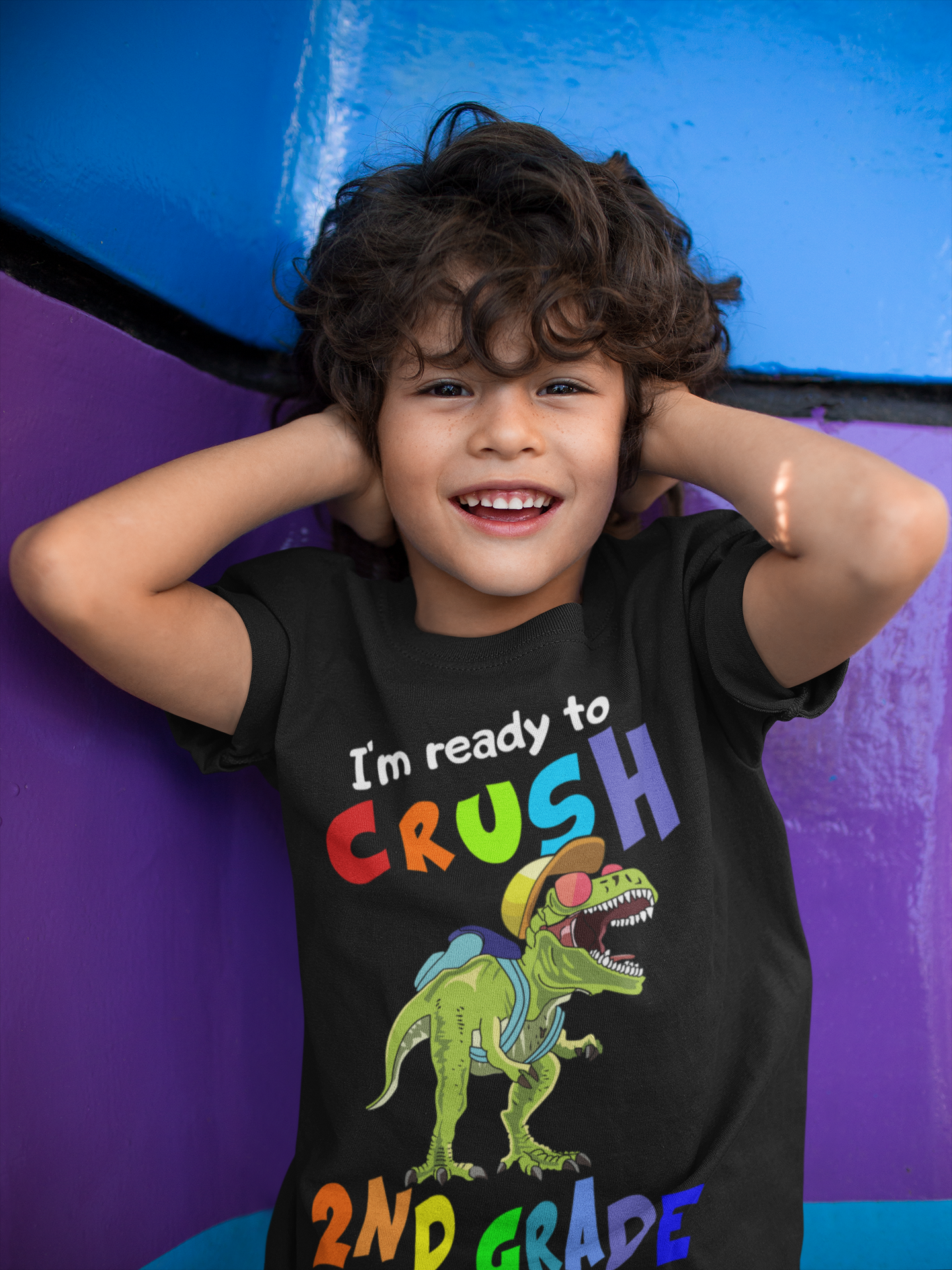 I'm Ready to crush 2nd grade School Dinosaur backpack Digital Download Instand Download