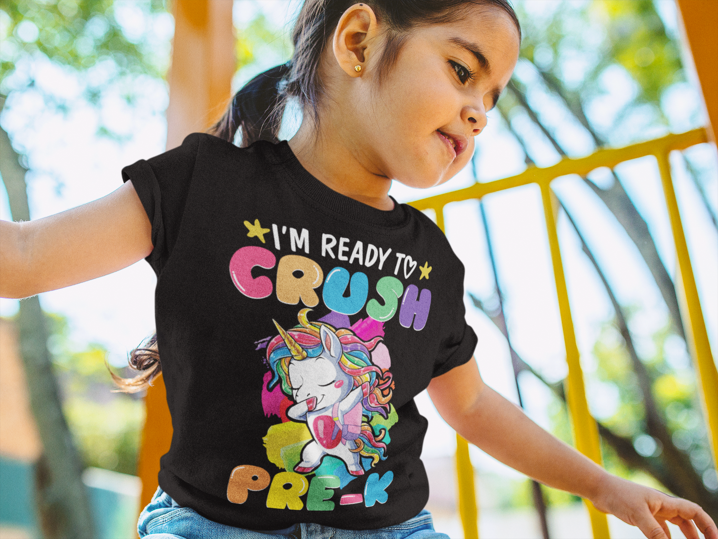 I'm Ready to crush Pre-k School Unicorn backpack png Digital Download Instand Download