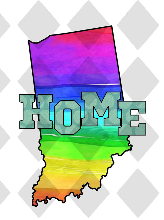 Indiana State Home DTF TRANSFERPRINT TO ORDER
