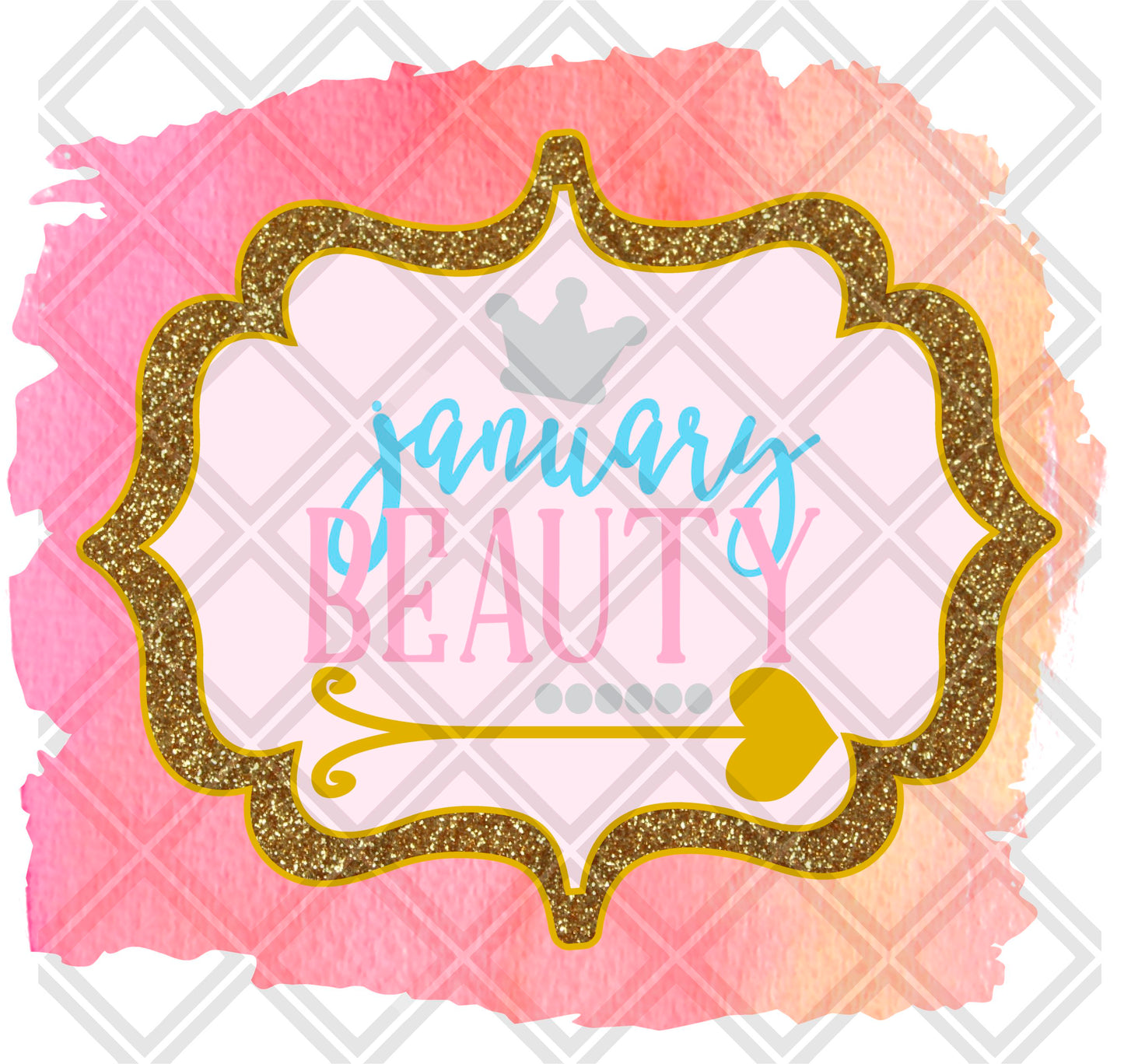 JANUARY BEAUTY MONTH png Digital Download Instand Download