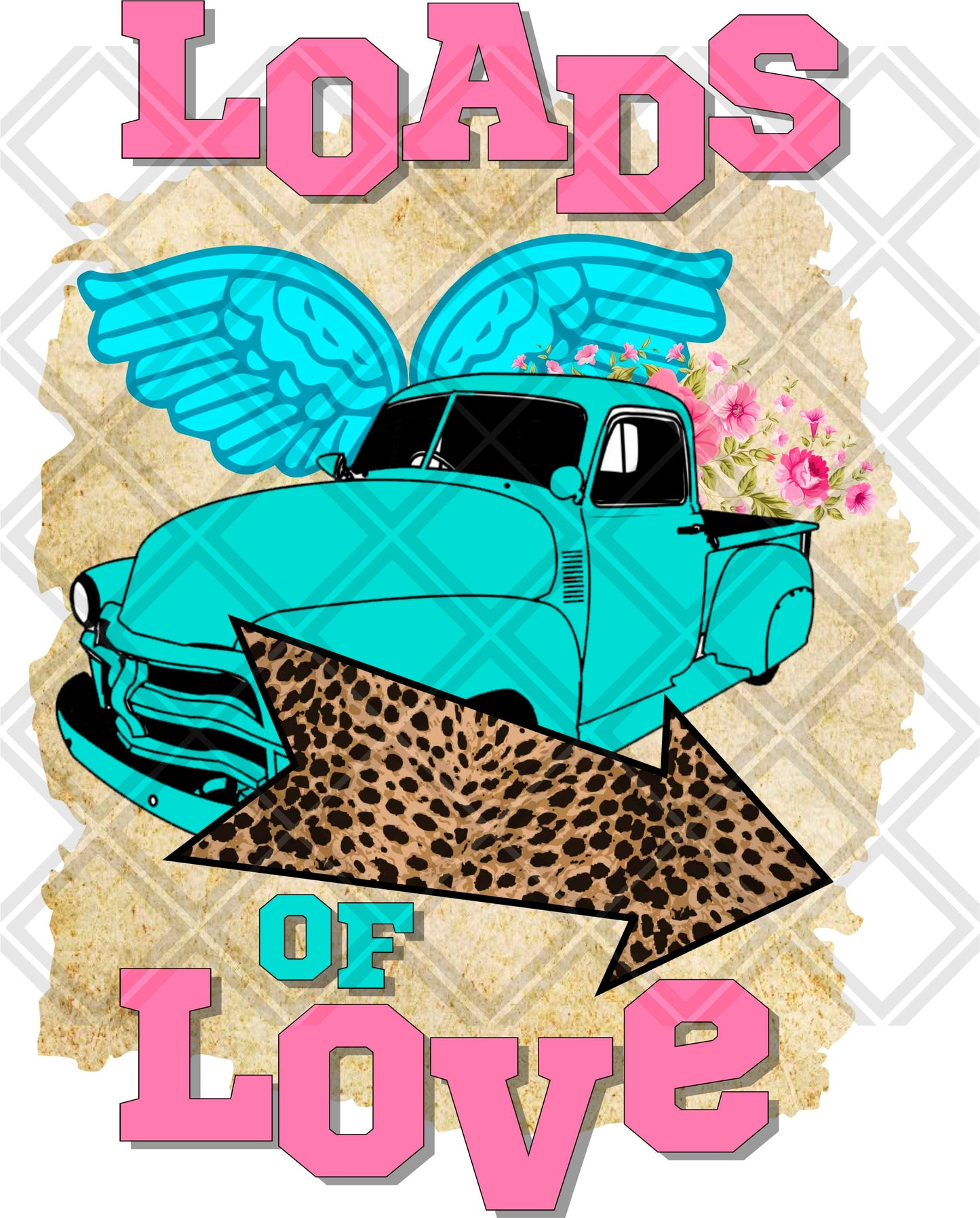 LOADS OF THE LOVE TRUCK  Digital Download Instand Download