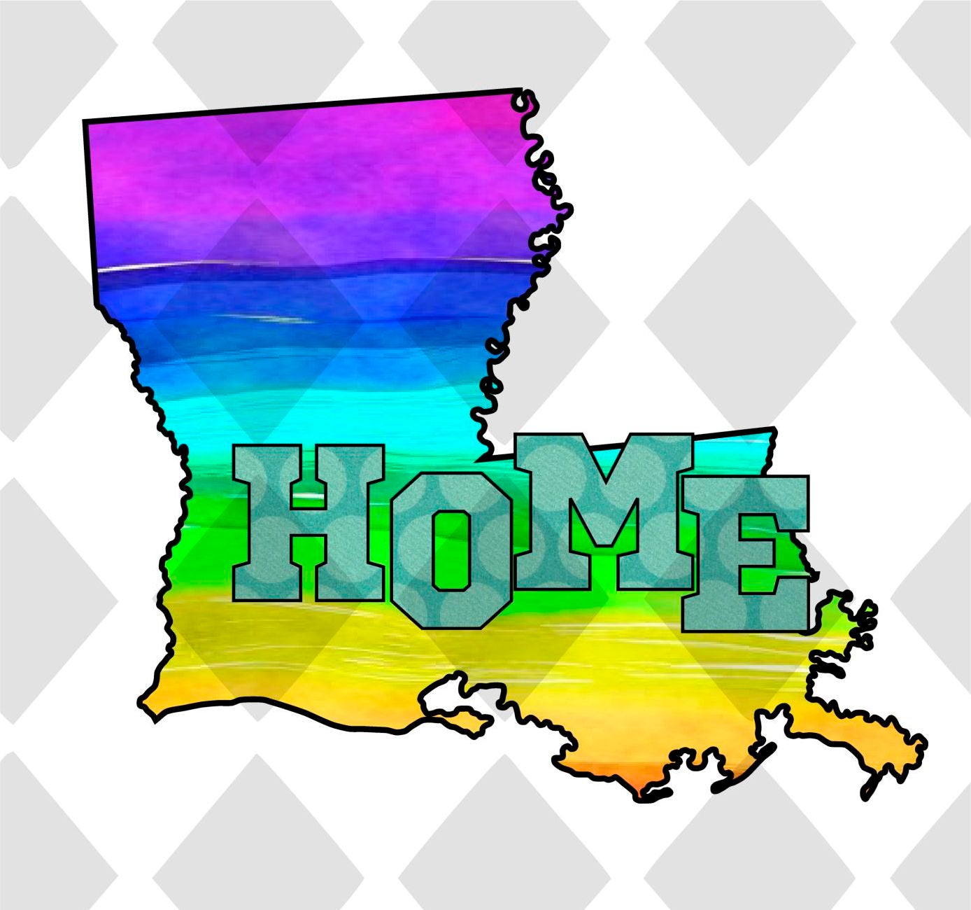 Louisiana STATE HOME png Digital Download Instand Download