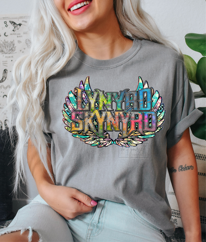 Lynyrd Skynyrd wings  size ADULT 11. DTF TRANSFERPRINT TO ORDER
