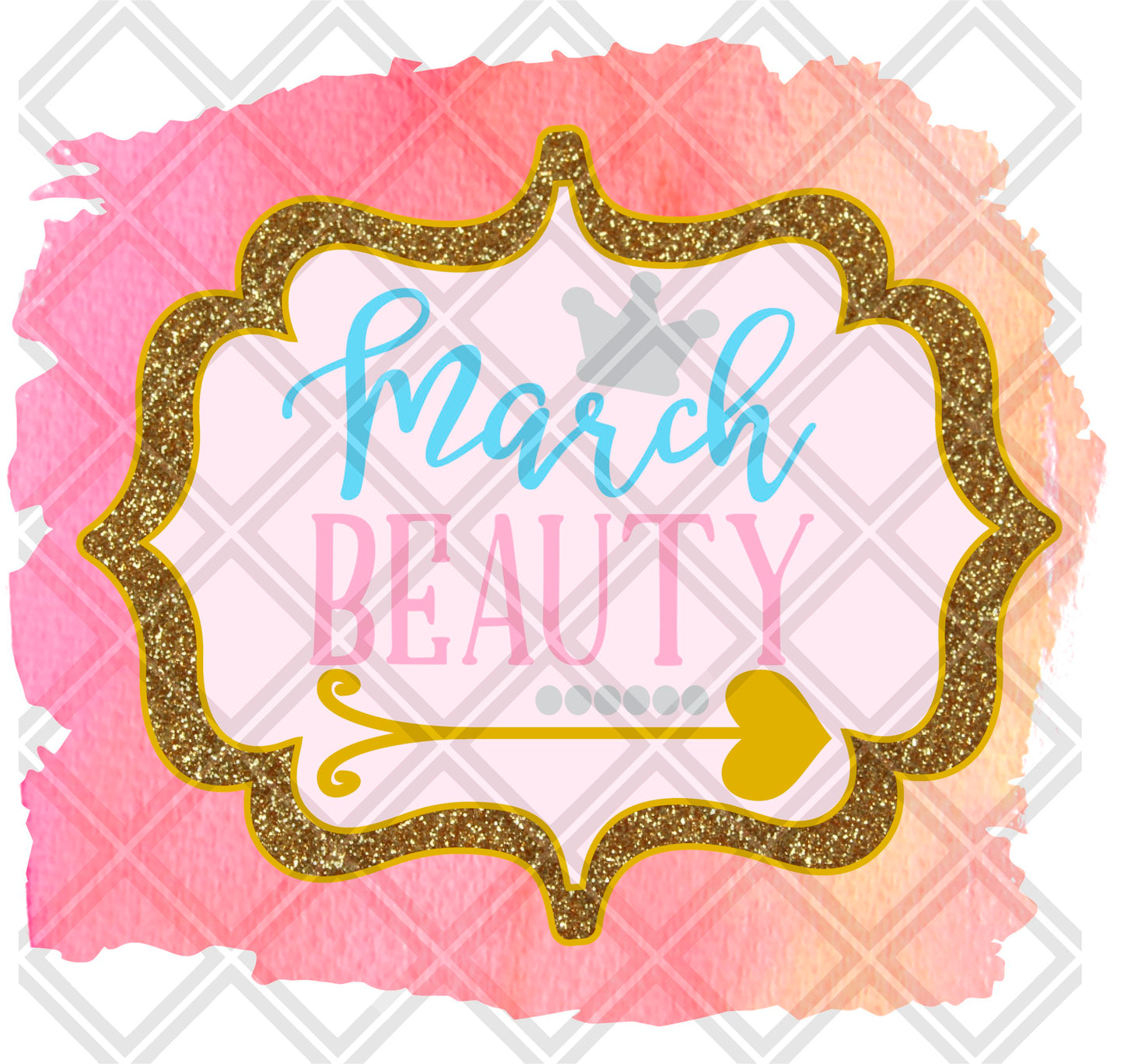 MARCH BEAUTY MONTH png Digital Download Instand Download
