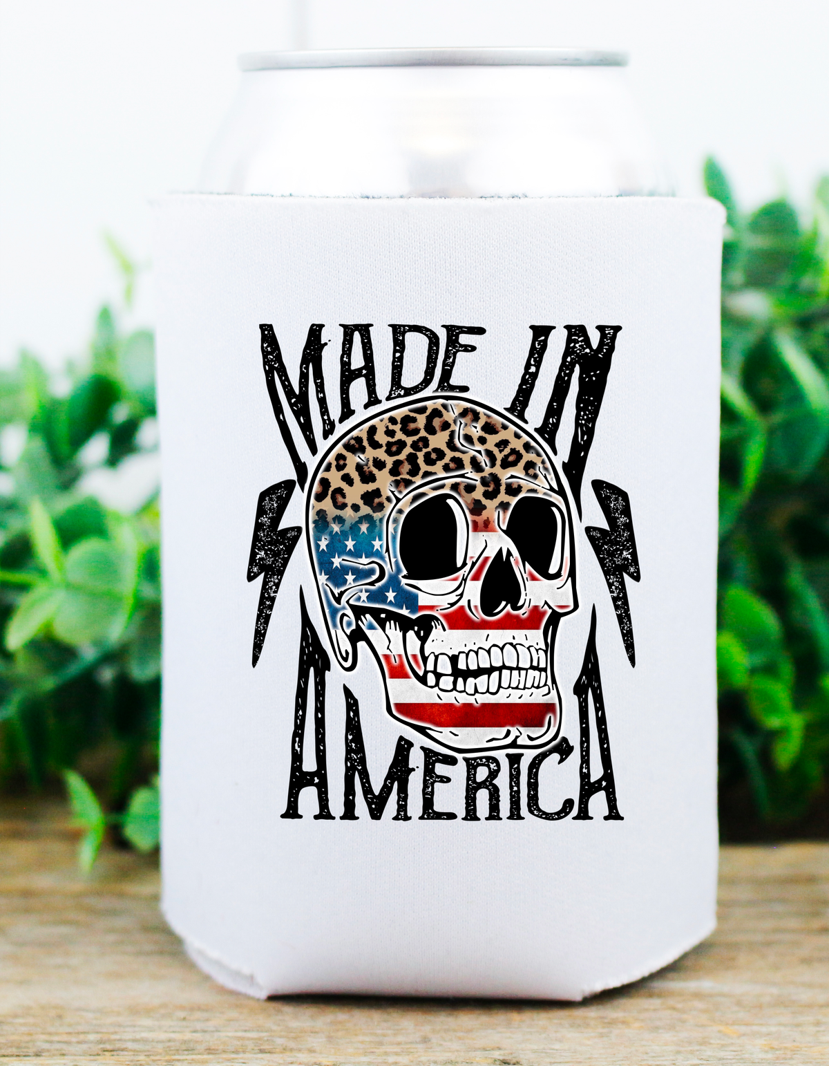 Made in american skull     size 4x3.1 DTF TRANSFERPRINT TO ORDER