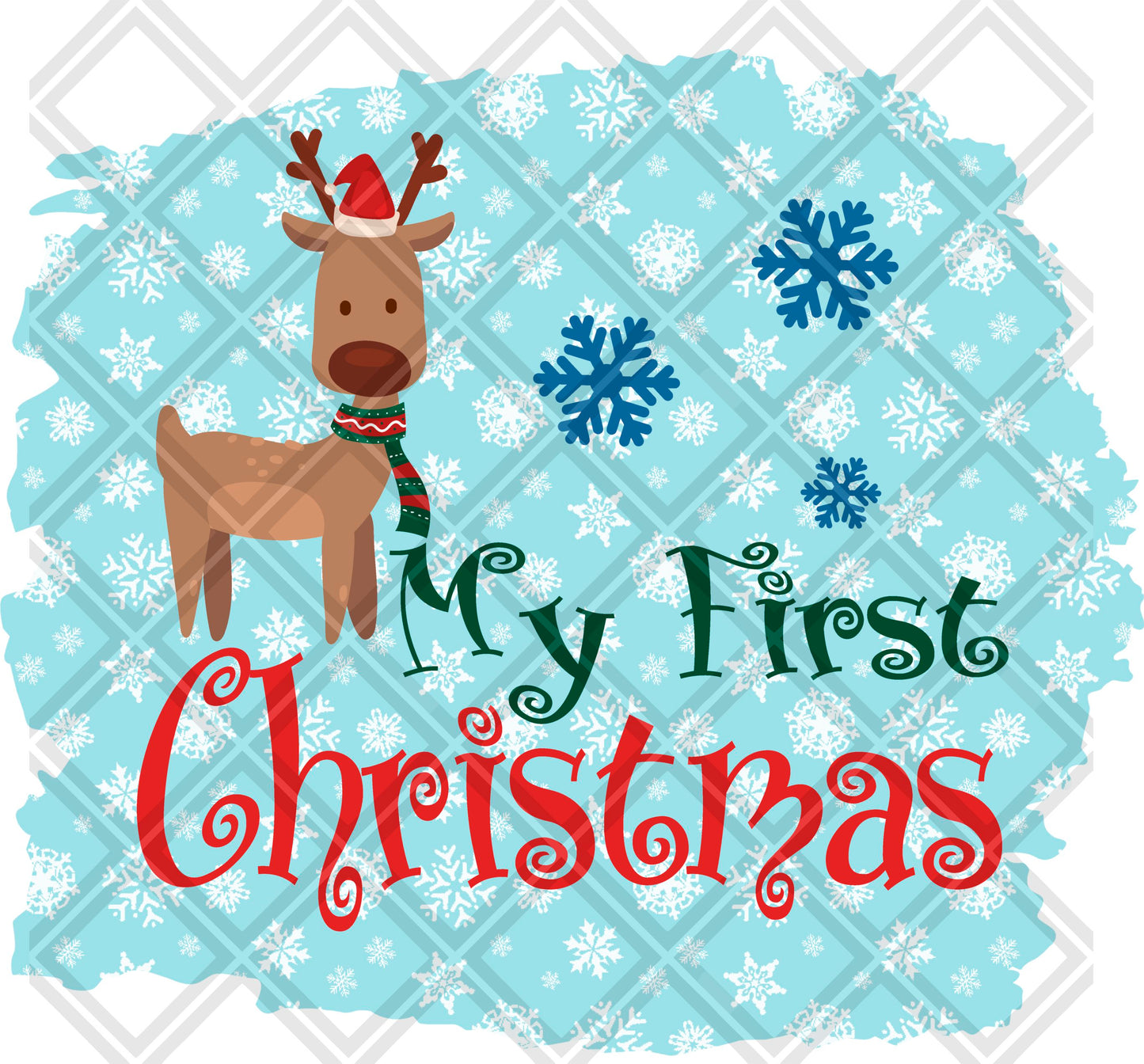 My First Christmas png Digital Download Instand Download