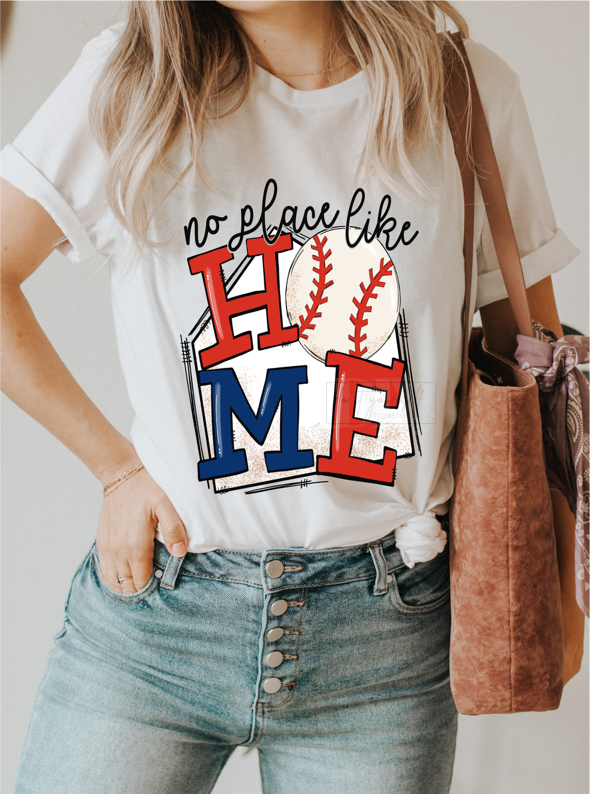 No place like HOME Baseball plate  size ADULT  DTF TRANSFERPRINT TO ORDER