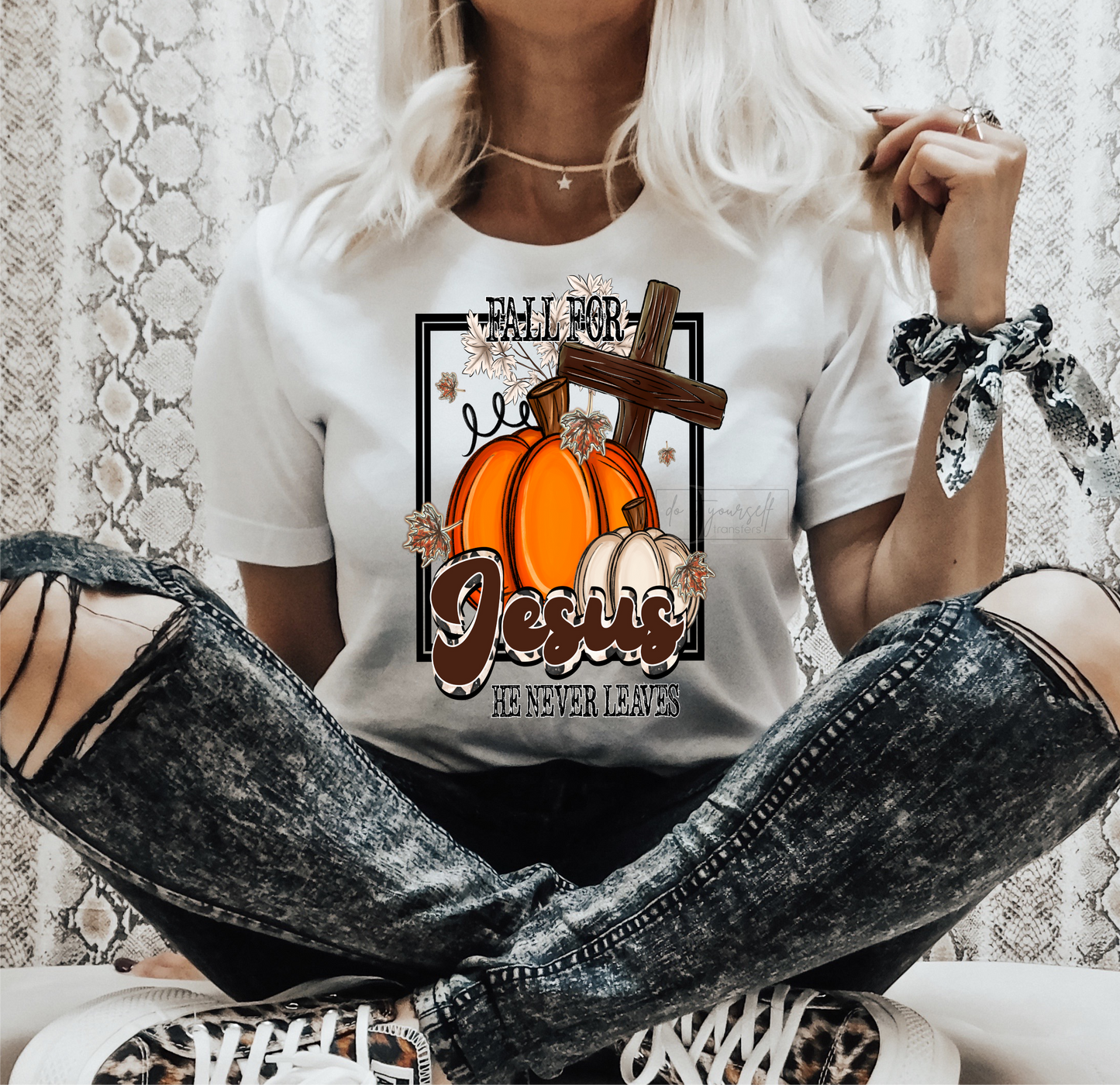 Jesus is the reasons for the season pumpkin fall  size ADULT 8..1 DTF TRANSFERPRINT TO ORDER