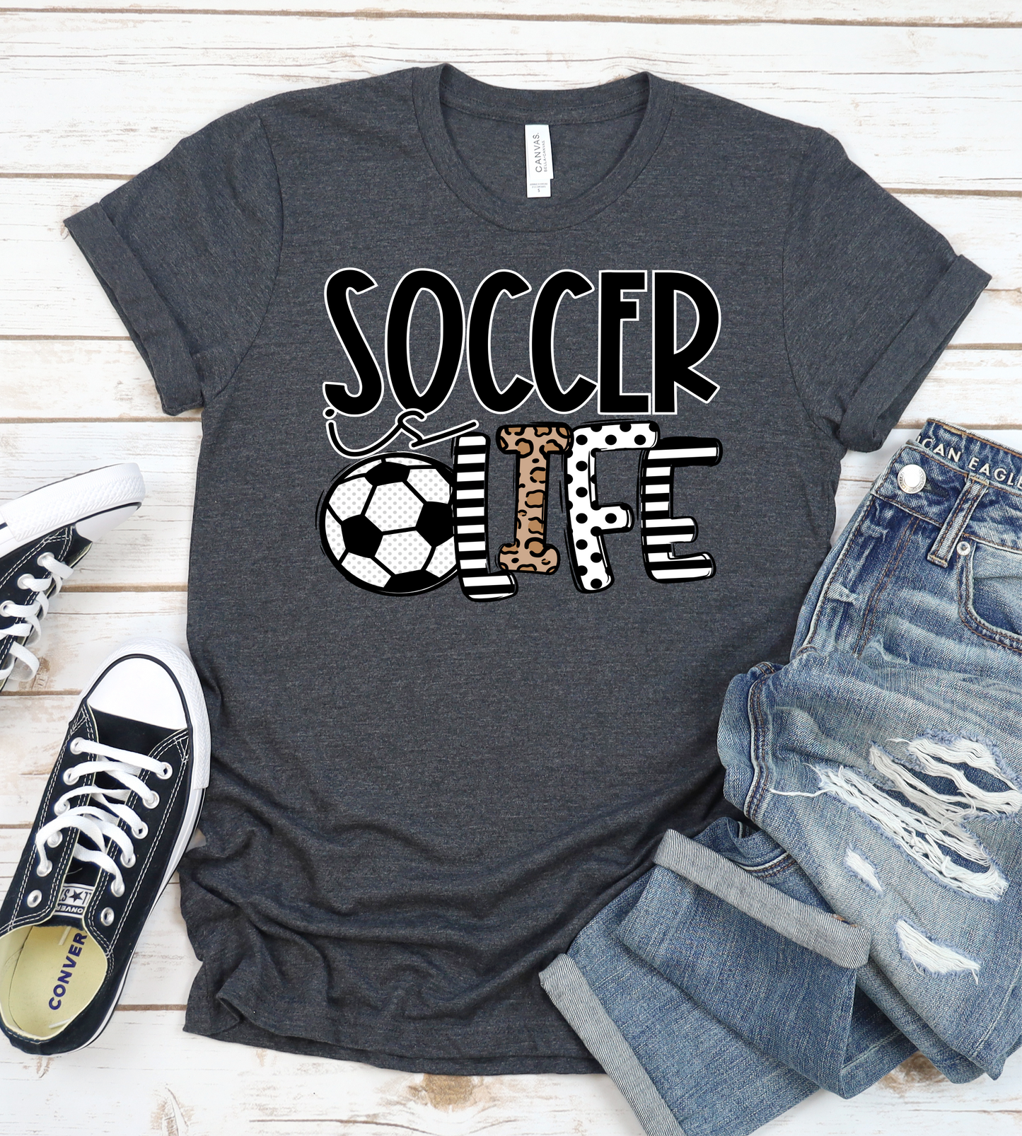 Soccer is Life DTF TRANSFERSPRINT TO ORDER