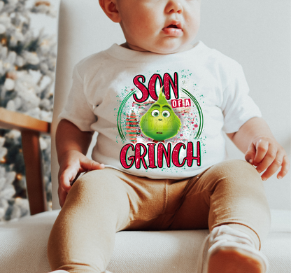 Son of the GREEN MAN Christmas Baby  size BABY .5 DTF TRANSFERPRINT TO ORDER