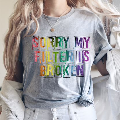 Sorry my filter is broken multi color  size ADULT 8.5x11.5 DTF TRANSFERPRINT TO ORDER