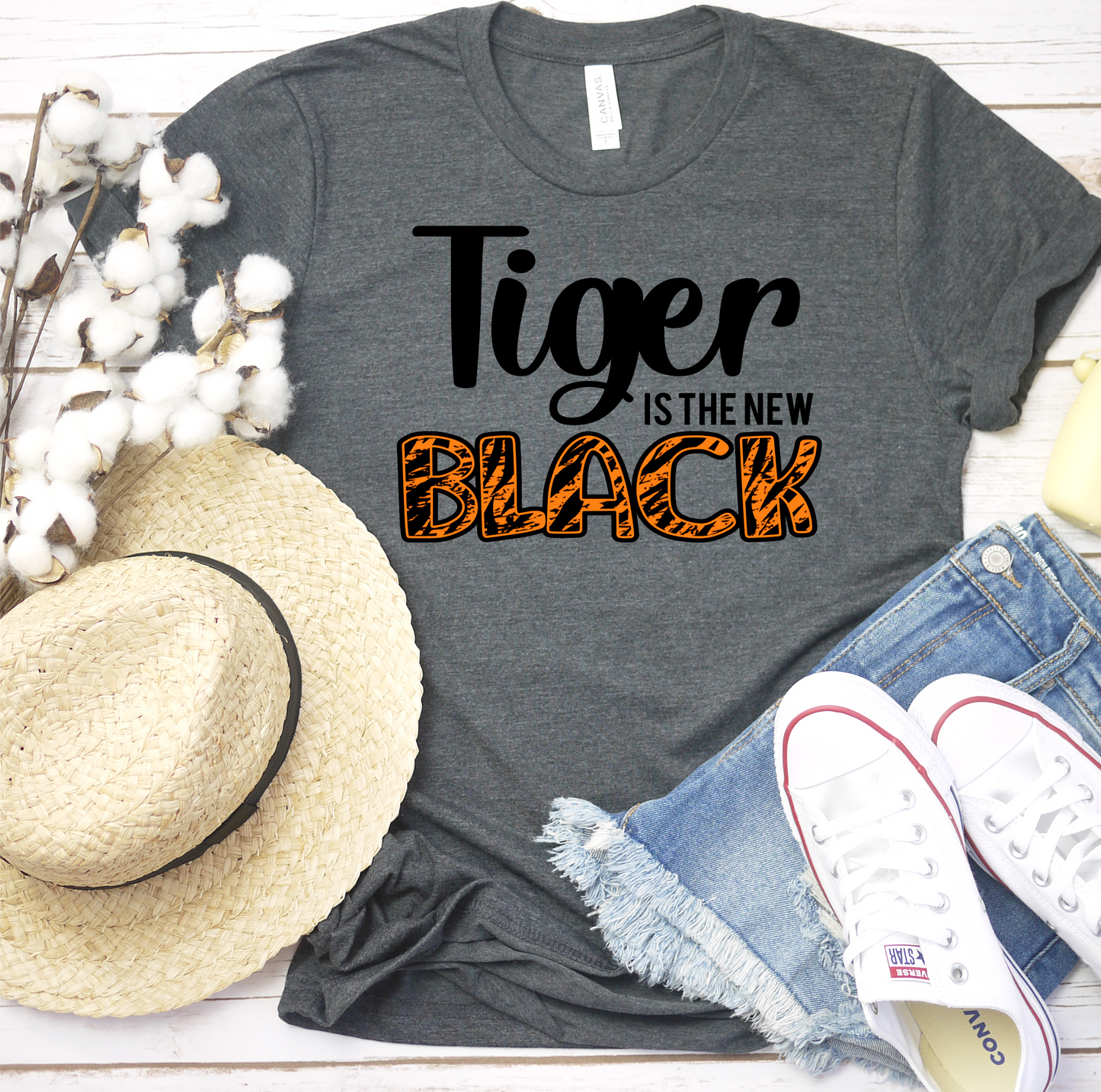 Tiger is the new black DTF TRANSFERPRINT TO ORDER