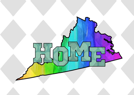 Virginia State Home DTF TRANSFERPRINT TO ORDER