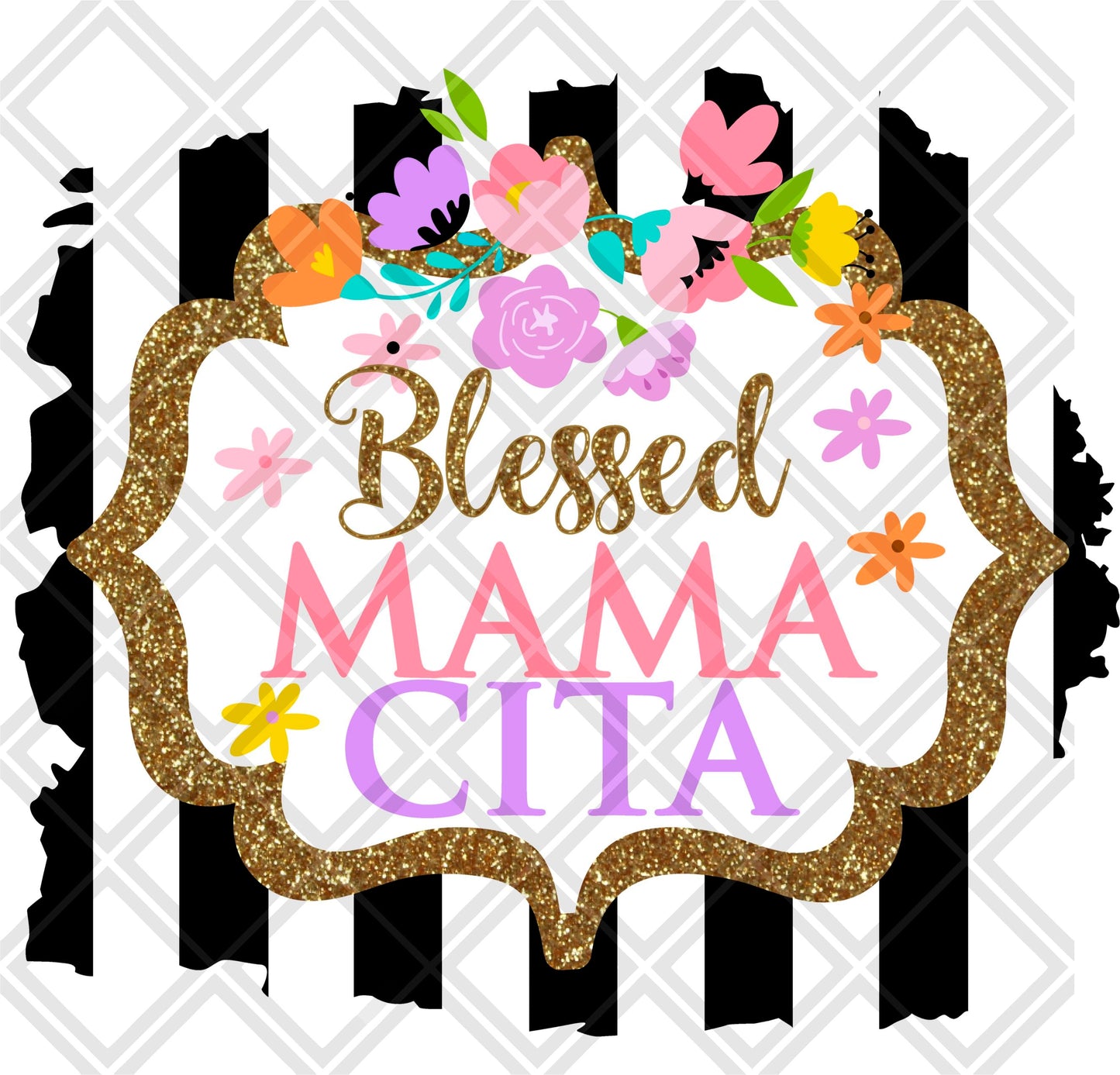 BLESSED mama cita png Digital Download Instand Download